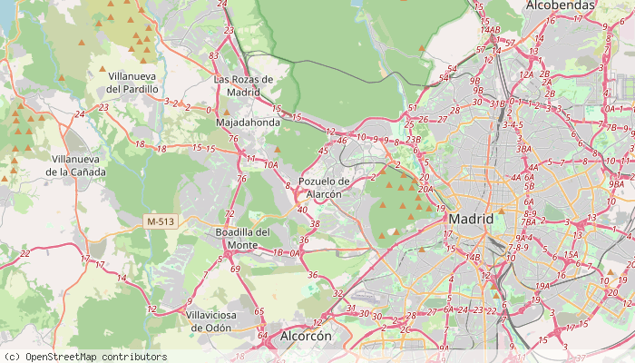 Mapa de situaci&oacute;n: Madrid