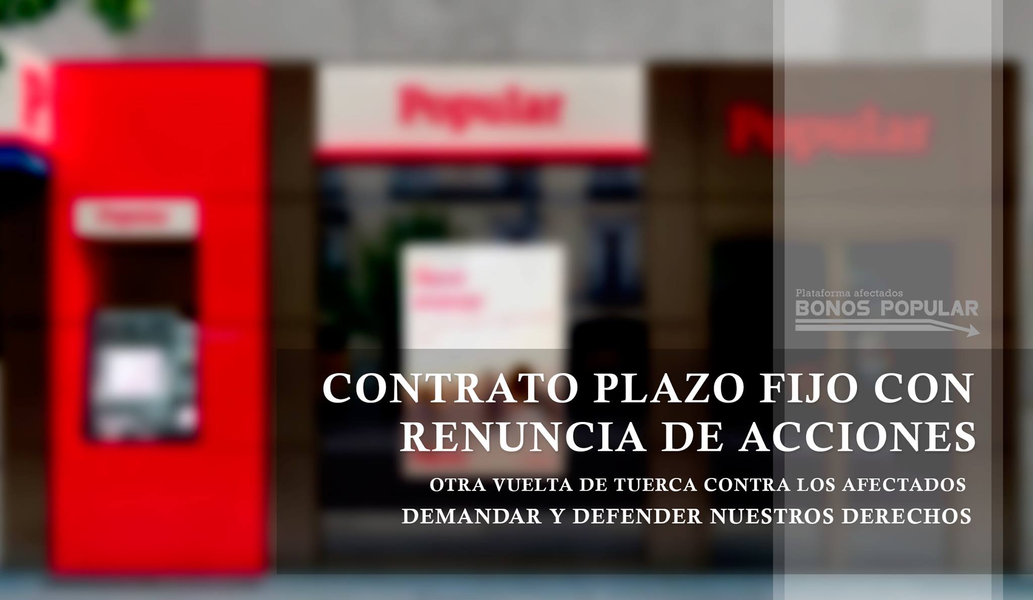 banco poopular contrato contra acciones